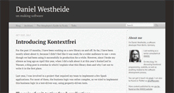 Desktop Screenshot of danielwestheide.com